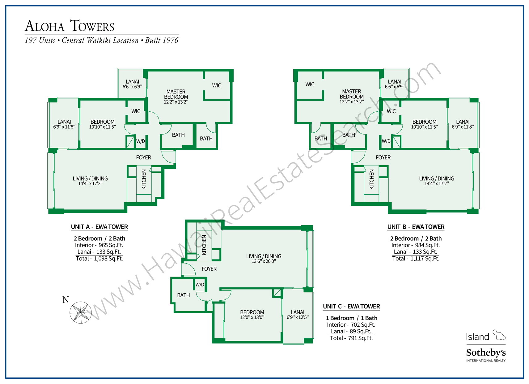 Aloha Towers Condos For Sale Waikiki Condos in Oahu, Hawaii